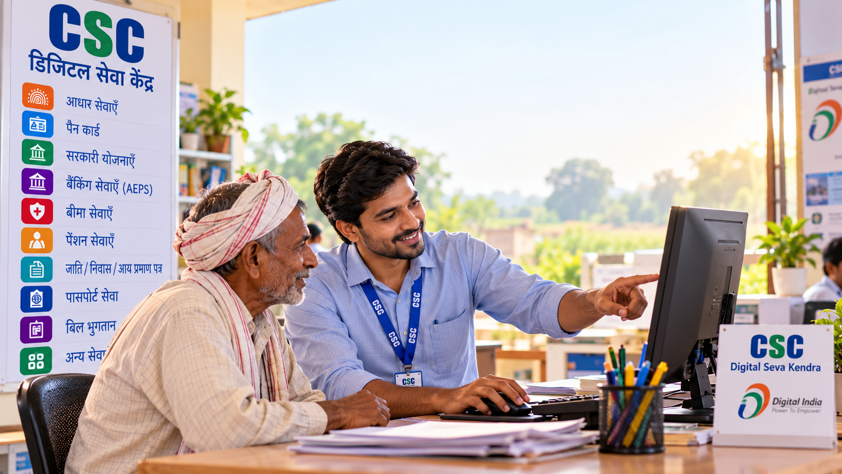 CSC / Digital Seva Kendra Operator — Gaon Mein Digital Rojgaar